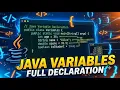 Variables in Java - Part 1