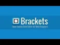 how to install BRACKETS - best text editor for HTML and CSS 2018