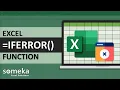 Excel IFERROR Function Explained with Examples Training Lesson 20