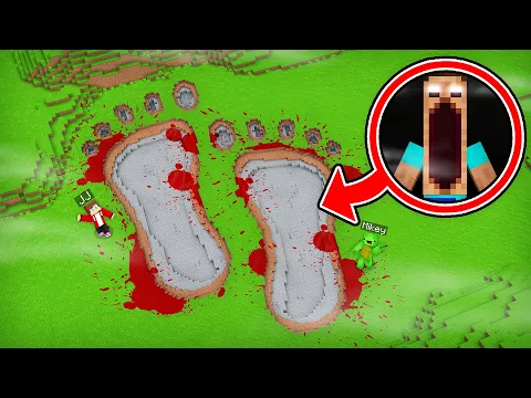 Download MP3 JJ and Mikey Found SCARY MONSTER FOOTPRINT? - Maizen Parody Video in Minecraft