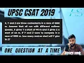 X Y and Z are three contestants in a race of 1000 m UPSC CSAT 2019 AVISHEK SINHA