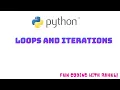 Basics of Python Day 6 Loops List Comprehension