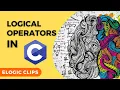 C - 11 Logical Operators In C Language eLogic Classes