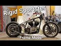 Handmade Harley Sportster Rigid Frame Build Pt2 Chopper Time