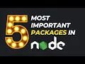 5 NPM Packages For Node JS - Must Know Codersarts