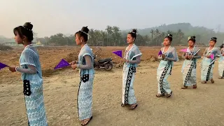 နှစ်ဆန်းတစ်ရက် ရောက်လီတိုင်းရိုးရာစဉ်လာမပျက် ဗုဒ္ဓပူဇနိပွဲတော်-စည်ရင်းရွာ၊ ကန်ဒိုင်း ၁၇.၄.၂၀၂၃