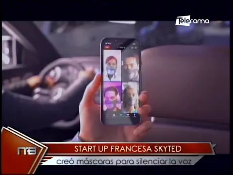 Start up francesa Skyted creó máscaras para silenciar la voz