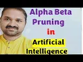 Alpha Beta Pruning Search Algorithm with Solved Example in Artificial Intelligence Game Playing