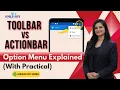 19 How to Add Toolbar in Android Studio Menu ActionBar Explained Android Tutorial