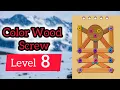 Color Wood Screw Level 8