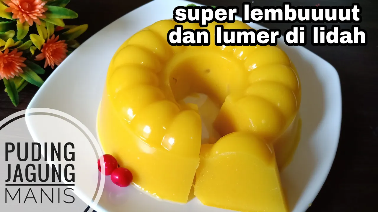 Puding jagung super lembut dan lumer di lidah Puding jagung super lembut dan lumer di lidah