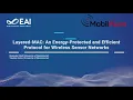 Layered MAC An Energy Protected and Efficient Protocol for Wireless Sensor Networks