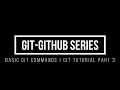 Basic Git Commands git init git add git commit and git log Git-Github tutorial