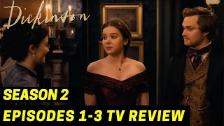 dickinson season 2 apple tv episodes 1 3 recap u0026 review