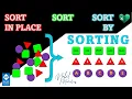 SORT IN PLACE - SORT and SORTBY Excel Sorting Course