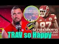 Travis Kelce happily mentions Taylor Swift while celebrating Touc own record in post-game interview