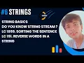 Strings stringstream in C Lecture 6 Full DSA CP GUIDE