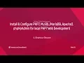 Install Configure PHP7 phpMyAdmin for PHP7 Web Development on Debian 9