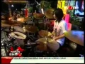 Antonia Yayang (Mel Shandy and Sexy Rock) Quick Drum Solo @Radio_Show TvOne