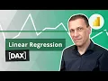 Implementing linear regression in Power BI