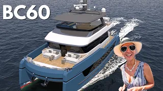 BERING 60 Catamaran 😳🤩 Aluminum  Long-Range Explorer Yacht Tour