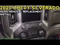 2020 chevy Silverado radio screen removal only
