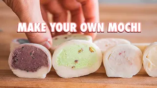 4 ingredient homemade mochi ice cream
