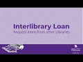 How to request items through Interlibrary Loan 4 01