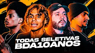 SELETIVAS BDA 10 ANOS, melhores rimas!