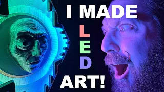 WHITEBOARD ARTIST TAKES ON LEDs & LASER CUTTING