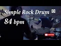 Lagu Simple Rock Drum Groove - 84 bpm - HQ