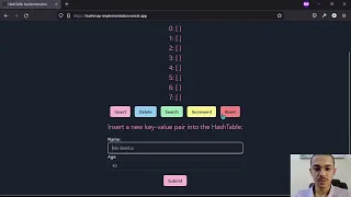 Project Showcase HashMap Visualization