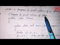 Java program to find Volume of Sphere