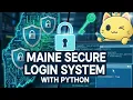 Secure Login System in Python Complete Project with Database 2025