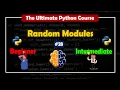 Random Modules The Ultimate Python Course BrainyHub