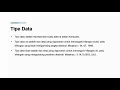 2 Dasar Python Komentar dan Tipe Data