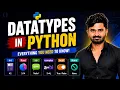 Data Types in Python with Real Life Examples Telugu Methods Easy To Understand