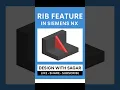 How to Use Rib Feature in Siemens NX NX CAD Tutorial