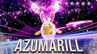 Belly Drum Azumarill Tera Raid Build in Pokemon Scarlet and Violet