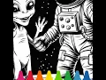 40 Space Coloring Pages for Kids Free Certificate Printable PDF Astronauts Aliens Rockets
