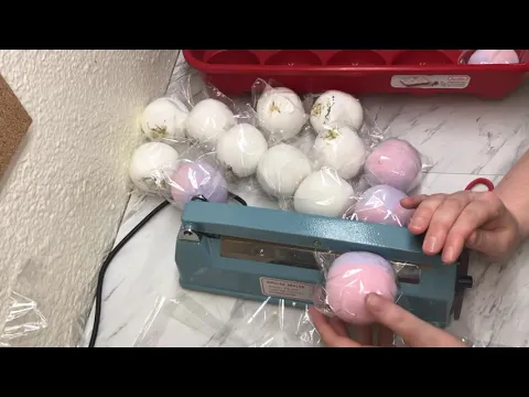 Download MP3 Shrink Wrapping and Packaging Bath Bombs