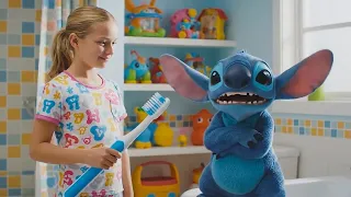 Funny No No Bedtime with Stitch From Brushing Teeth to Bedtime”
