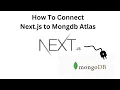 How to Connect MongoDB To Next js App Beginner walk thru Next js to Mongodb