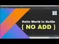 Kotlin Hello World Create your first Kotlin project and Run it in INTELLIJ IDEA 2019