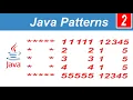 Hollow square shape patterns in java