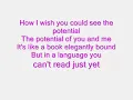 I will Possess your Heart Lyrics
