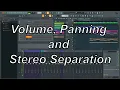 Lagu FL Studio: Volume, panning en stereoscheiding
