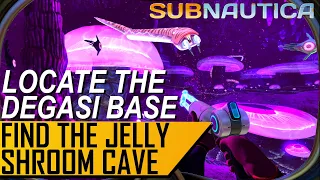 SUBNAUTICA How To Find The Jellyshroom Cave Easily Find The Degasi Base
