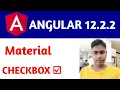 Angular 12 Tutorial For Beginners Mat Checkbox Angular Material Checkbox Angular 12