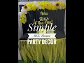 Simple Bee theme Party decoration Cherihandicrafts DIY